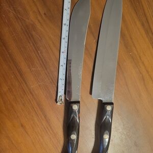 Stainless Steel CUTCO Kitchen Knives with Black Handles